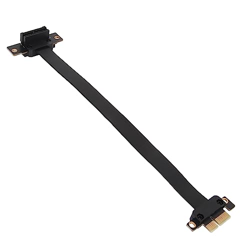 Yunseity PCI-e PCI Express 3.0 1X Verlängerung Kabel, 90 ° Rechtswinkel-weiches PCIE-Kabel Verlängerung Kabel, Vollgeschwindigkeits-PCIE-Riser Kabel für Soundkarten, Erfassungs Karten Usw von Yunseity