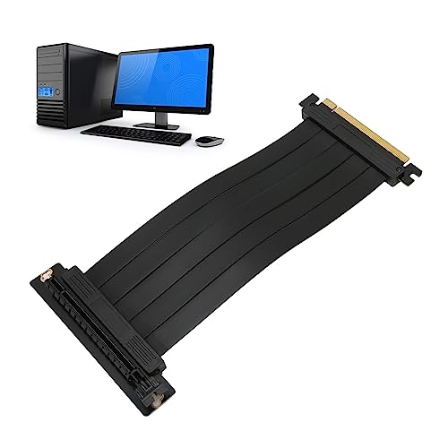 Yunseity PCIE 3.0 Riser-Kabel, 20 cm PCI Express 3.0 X16 Riser Extender mit 90°-Adapter, PCIE-Verlängerungskabel für GTX1080 GTX1080Ti RTX2060 RTX2070 RTX2080 Yunseity PCIE 3.0 Riser-Kabel, 20 cm PCI Express 3.0 X16 Riser Extender mit 90°-Adapter, PCIE-Verlängerungskabel für GTX1080 GTX1080Ti RTX2060 RTX2070 RTX2080 von Yunseity