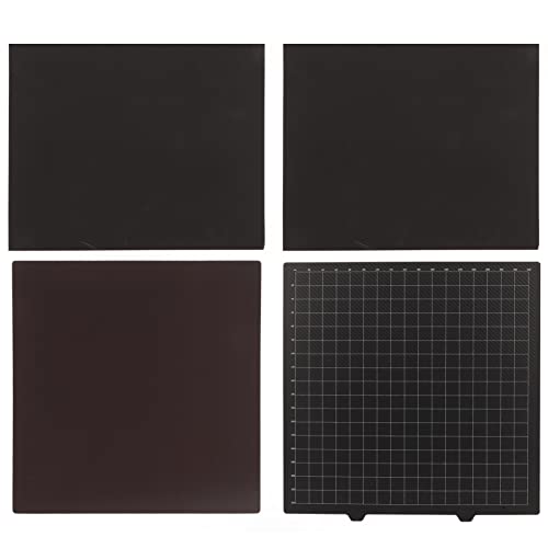 Yunseity PEI Metallblechbett 377 X 370 Mm, Doppelseitige Kohlefaser-Bauplatte MIT Magnetischer UnterseTe von Yunseity