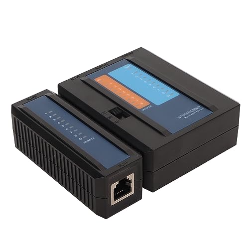 Yunseity RJ45 RJ11-Netzwerktester, für Ethernet-LAN-Kabel-Tracker mit Telefonleitungstester, Netzwerkleitungs-Scanning, Stromkabel-Scanning und POE-Switch-Test von Yunseity