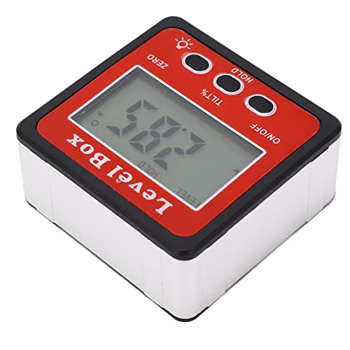 Yunseity Tragbarer Digital Level Box Prospractor Neigung für Holzbearbeitungsbaumaschinen, Präzisions -Digitalwinkel -Finder für Tischler und Maschinenbetrieb von Yunseity