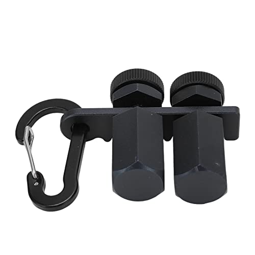 Yunseity Treppenmesser Langlebige Aluminiumlegierung -Sechskantmessgerät mit Daumenschraube Zum Rahmen von Quadrat und Sparren für die Holzbearbeitung Quadratischer Treppe Auxiliary -Clamp/Holder von Yunseity