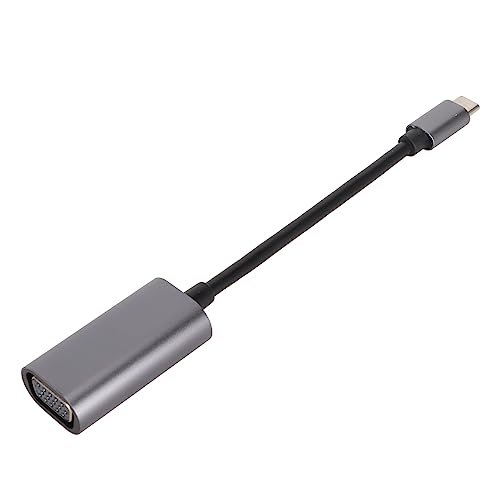 Yunseity Typ C zu VGA -Adapterkabel Starke Kompatibilität 1080p Unterstützt für Laptop -Telefon Tablet Aluminiumlegierung von Yunseity