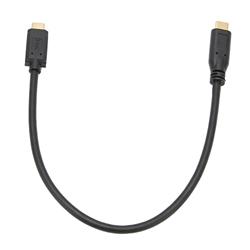 Yunseity USB 3.1 Kabel 10 Gbps Typ C zu Typ C Ladegerät Schnellladung Sync Datenübertragungskabel 4K 60HZ 0,3 M Kabel für Telefon Laptop Ladegerät (C-weibliches Ohr zu C-männlichem Yunseity USB 3.1 Kabel 10 Gbps Typ C zu Typ C Ladegerät Schnellladung Sync Datenübertragungskabel 4K 60HZ 0,3 M Kabel für Telefon Laptop Ladegerät (C-weibliches Ohr zu C-männlichem von Yunseity