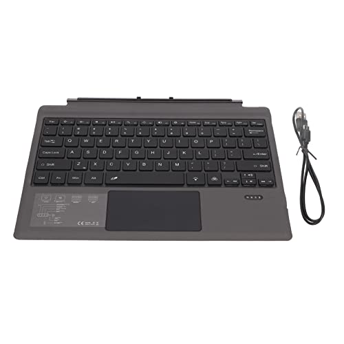 Yunseity für Microsoft Surface Type Cover Keyboard, Magnetism BT Tablet Keyboard mit Touchpad und Hintergrundbeleuchtung für Surface Pro 3/4/5/6/7 von Yunseity