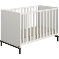 YUNY by PAIDI Babybett "LOVELY ALIV in Off-White", Gitterbett höhenverstellbar, Kinderbett von Yuny By Paidi