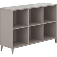 YUNY by PAIDI Sideboard "BROTHER STU mit 6 offenen Fächern", (B/H/T ca. 123x84x38cm, Taupe), yuny by PAIDI von Yuny By Paidi
