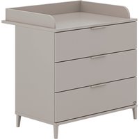 YUNY by PAIDI Wickelkommode "BROTHER STU mit abnehmbarem Aufsatz und 3 Schubladen", bis 50 kg, Kommode in Taupe, 95 cm Breite, geprüfte Sicherheit, Soft-Close, 94,7 cm von Yuny By Paidi