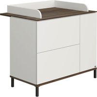 YUNY by PAIDI Wickelkommode "LOVELY ALIV mit abnehmbarem Aufsatz, 2 Schubladen und einer Tür" bis 50 kg Kommode in Off-White, 110 cm Breite, geprüfte Sicherheit, Push-to-open 109,9 cm YUNY by PAIDI Wickelkommode "LOVELY ALIV mit abnehmbarem Aufsatz, 2 Schubladen und einer Tür" bis 50 kg Kommode in Off-White, 110 cm Breite, geprüfte Sicherheit, Push-to-open 109,9 cm von Yuny By Paidi