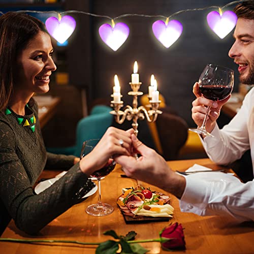 Valentinstag Deko LED Lichterkette Innen Batteriebetriebene 1.5 m 10 LEDs Herz Liebe Led Geständnis Herz Stoff Romantische Lichterkette für Hochzeit Innen Party Valentinstag Muttertag Deko Valentinstag Deko LED Lichterkette Innen Batteriebetriebene 1.5 m 10 LEDs Herz Liebe Led Geständnis Herz Stoff Romantische Lichterkette für Hochzeit Innen Party Valentinstag Muttertag Deko von Yunyahe