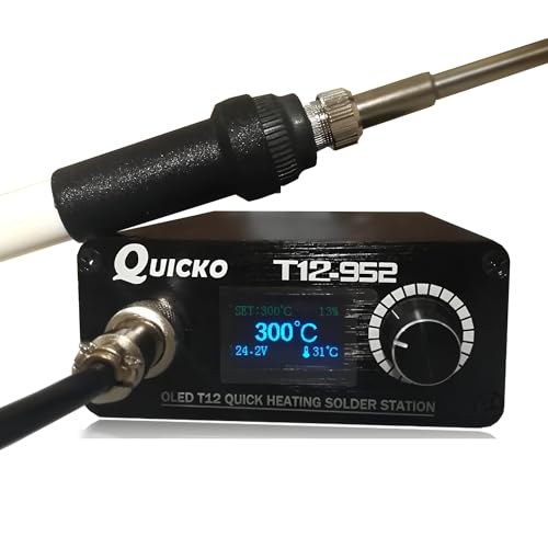 QUICKO Quick Heating T12 Lötkolbenstation elektronische Lötstation 2020 Neue Version STC T12 OLED Digitale Lötstation T12-952(QUICKO T12-952 Kit II) von YuqiaoTime