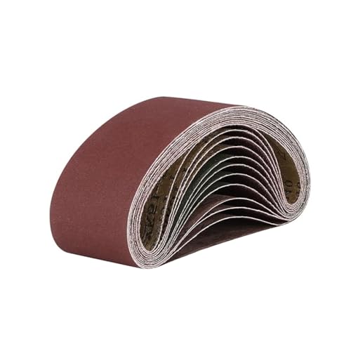Yuqilin Schleifbänder 75x457, Bandschleifer Schleifbänder, Schleifband Set, je 4 x Korn 80/120/150/240/400, Bandschleifer Schleifbänder zum Schleifen, Feilen, Schärfen und Entrosten von Yuqilin