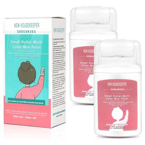 Yuragim 2 Stück Wandfarbe Ausbessern Weiß, Wandfarbe Weiß 200ml, Wandreparatur Rollbürste mit Wandreparaturpaste, Farbroller Wandfarbe, für Graffiti Kratzer Flecken Risse und Beschädigte Wände Yuragim 2 Stück Wandfarbe Ausbessern Weiß, Wandfarbe Weiß 200ml, Wandreparatur Rollbürste mit Wandreparaturpaste, Farbroller Wandfarbe, für Graffiti Kratzer Flecken Risse und Beschädigte Wände von Yuragim