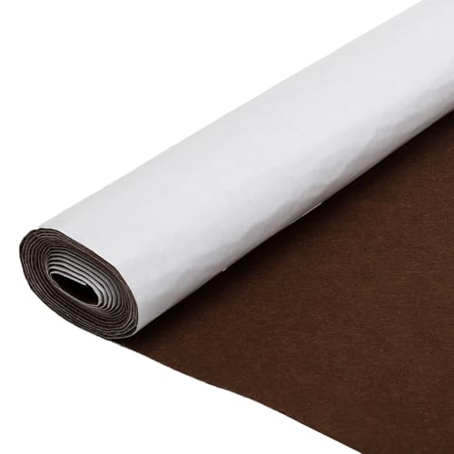 Yuragim Filz Selbstklebend Meterware, 40X220CM Selbstklebender Klebriger Fill Filzstoff Filzrolle Selbstklebend Mehrzweckklebstoff Klebefilz für Möbel, DIY Box Liner, Cup Mat, Bilderrahmen, 1mm Dicke von Yuragim