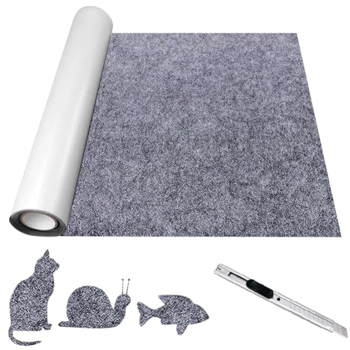 Yuragim Filz Selbstklebend Meterware, 40X220CM Selbstklebender Klebriger Fill Filzstoff Filzrolle Selbstklebend Mehrzweckklebstoff Klebefilz für Möbel, DIY Box Liner, Cup Mat, Bilderrahmen, 2mm Dicke Yuragim Filz Selbstklebend Meterware, 40X220CM Selbstklebender Klebriger Fill Filzstoff Filzrolle Selbstklebend Mehrzweckklebstoff Klebefilz für Möbel, DIY Box Liner, Cup Mat, Bilderrahmen, 2mm Dicke von Yuragim