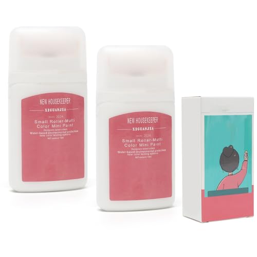 Yuragim Wandfarbe Weiß 200 ml, 2 Stück Wandfarbe Ausbessern Weiß 2 in 1 Wandreparatur Rollbürste mit Wandreparaturpaste, Ausbesserungsfarbe Weiss Roller für Graffiti, Kratzer, Beschädigte Wände Yuragim Wandfarbe Weiß 200 ml, 2 Stück Wandfarbe Ausbessern Weiß 2 in 1 Wandreparatur Rollbürste mit Wandreparaturpaste, Ausbesserungsfarbe Weiss Roller für Graffiti, Kratzer, Beschädigte Wände von Yuragim