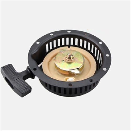 Yurefax Öl-Rückstoßstarter, for 170F 173F Ölgenerator Mikro-Rückstoßstarter-Baugruppe Seilzugstarter mit Rückstoß(BLACK Small holes) von Yurefax