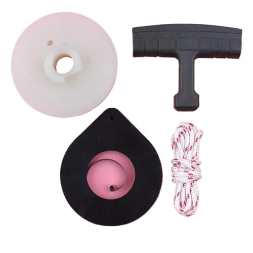 Yurefax Rückstoßstarter-Riemenscheiben-Federgriff-Griffseil-Set, for Husqvarna, 50 51 55 Kettensäge, Teil 505303735, 501763101 Rückstoßstarterfeder Yurefax Rückstoßstarter-Riemenscheiben-Federgriff-Griffseil-Set, for Husqvarna, 50 51 55 Kettensäge, Teil 505303735, 501763101 Rückstoßstarterfeder von Yurefax