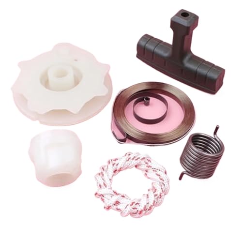 Yurefax Rückstoßstarter-Riemenscheibennabe, Federseilgriff, for Husqvarna, 137 142 235 236 240 Kettensägenmotor-Motorteile Rückstoßstarterfeder Yurefax Rückstoßstarter-Riemenscheibennabe, Federseilgriff, for Husqvarna, 137 142 235 236 240 Kettensägenmotor-Motorteile Rückstoßstarterfeder von Yurefax