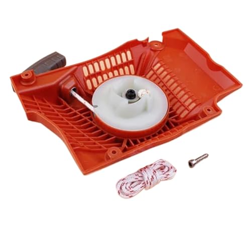 Yurefax Rückstoßstarter-Zugseil-Montageschraubensatz, for Husqvarna, 365 372 371 362 Kettensägenteile 503 62 82-01 Rückstoßstarterfeder von Yurefax