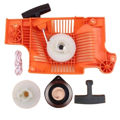 Yurefax Starter Recoil Assembly Pulley Spring Handle Rope Service Kit, for Husqvarna, 55, for Rancher, 50, 51, 55 Kettensäge Ersatzteile ersetzen Rückstoßstarterfeder Yurefax Starter Recoil Assembly Pulley Spring Handle Rope Service Kit, for Husqvarna, 55, for Rancher, 50, 51, 55 Kettensäge Ersatzteile ersetzen Rückstoßstarterfeder von Yurefax
