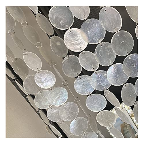Yurosiay Weiß Perlmutt Girlande Muscheln Dekoketten 1m für Fenster Balkon DIY Handwerk Yurosiay Weiß Perlmutt Girlande Muscheln Dekoketten 1m für Fenster Balkon DIY Handwerk von Yurosiay