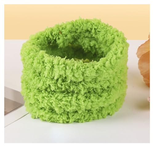 Yurosiay 5 Stück × 100cm Pfeifenreiniger Basteldraht aus Korallenvlies Chenilledraht Plüsch Pfeifenputzerdraht Bunt Bastelset Bendable DIY Stick Biegeplüsch Plüschdraht DIY Plüsch Hunde Grün 100cm von Yurosiay
