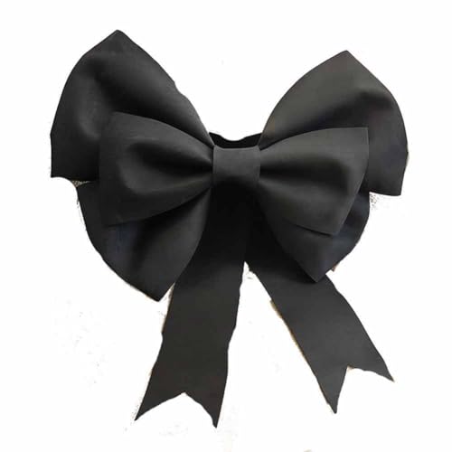Yurosiay Riesen Schleifen DIY Super Groß Schleife Deko Groß Zierschleifen Hängende Riesenschleife Hochzeit Autoschleifen Weihnachtsschleifen Riesen Dekoschleife für Party Haus Schwarz 50cm von Yurosiay