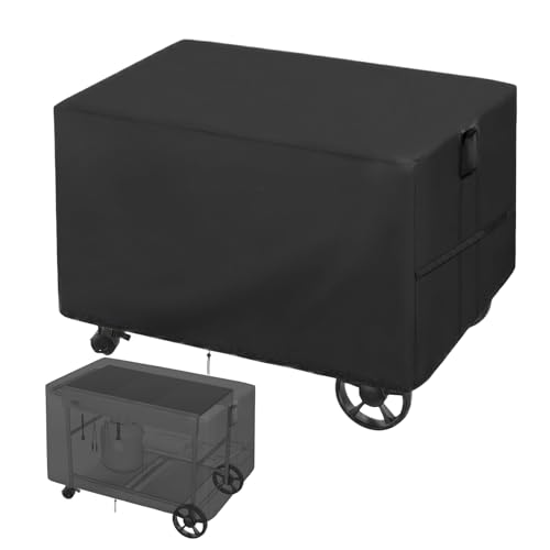 Yurosuis Abdeckung Für Grillwagen Im Außenbereich - Abdeckhaube Für Grillwagen Im Freien - Winddichter Schutz Aus Ganzjahres-Textil Wasserdicht Für Garten Grillfans von Yurosuis