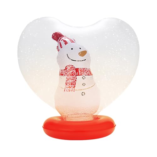 Yurosuis Aufblasbare Weihnachtsdekoration - Herzförmige Leuchtende Weihnachtsdekoration - Figur Innen Holiday Blaskugel Mit Fernbedienung - Für Draußen Garten Rasen Terrasse Weg von Yurosuis