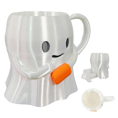 Yurosuis Eisbecherhalter - Ghost Eisbecherhalter Kaffeetasse | 3D Druck Snackbehälter Für Küche Gastro Food Truck Esstisch Yurosuis Eisbecherhalter - Ghost Eisbecherhalter Kaffeetasse | 3D Druck Snackbehälter Für Küche Gastro Food Truck Esstisch von Yurosuis
