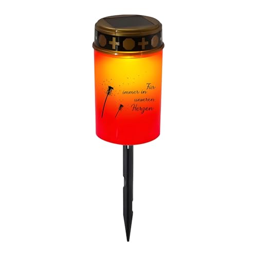 Yurosuis Grablicht | Grabsteine Lampen | LED Stehlaterne Für Grabstätte Weg Beleuchtung Hinterhof Trauerdekoration Bei Verlust geliebter Menschen von Yurosuis