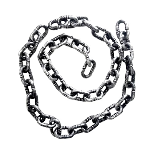 Yurosuis Halloween Ketten Dekoration | Gruselige Ketten - 1,5M Realistische Deko Für Draußen Friedhof Innen Gefängnis Gruselhaus Party Halloween Yurosuis Halloween Ketten Dekoration | Gruselige Ketten - 1,5M Realistische Deko Für Draußen Friedhof Innen Gefängnis Gruselhaus Party Halloween von Yurosuis