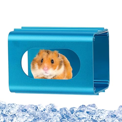 Yurosuis Hamsterhöhle,Hamster Metallhaus mit Sofortkühlung | Aluminium Versteck Für Hamster Chinchilla Igel Frettchen Lemminge Gehege Yurosuis Hamsterhöhle,Hamster Metallhaus mit Sofortkühlung | Aluminium Versteck Für Hamster Chinchilla Igel Frettchen Lemminge Gehege von Yurosuis