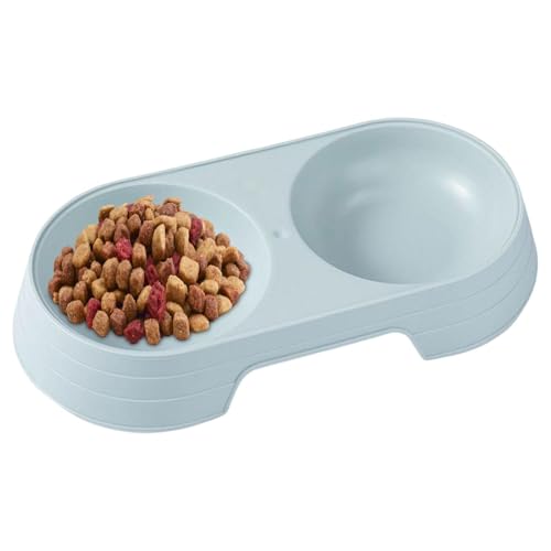 Yurosuis Hundefutterstation - Macaron erhöhte doppelte Hundenäpfe,Hundenapf Wasser- und Futternapf zum Füttern von kleinen, mittelgroßen Hunden, Katzen, Welpen von Yurosuis