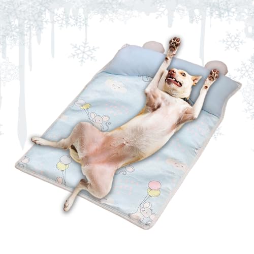 Yurosuis Hundekühlmatte | Kühlende Bettmatte Für Haustiere Mit Höcker,Für Heißes Wetter Schlafplatz Auto Nach Dem Training Innen Außen Yurosuis Hundekühlmatte | Kühlende Bettmatte Für Haustiere Mit Höcker,Für Heißes Wetter Schlafplatz Auto Nach Dem Training Innen Außen von Yurosuis