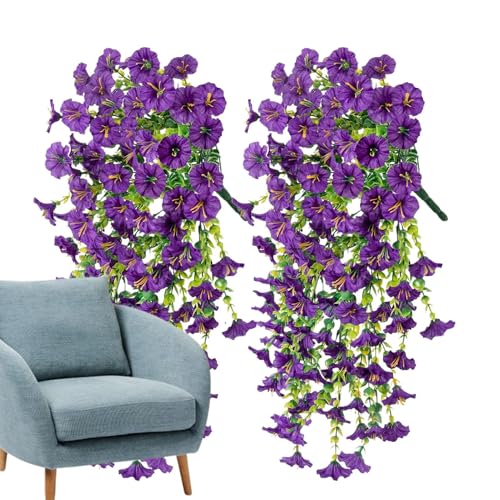 Yurosuis Künstliche Petunien Für Draußen - Naturnahe Kunstblumen - Wetterfeste Langlebige 2 Stück Zierpflanzen Für Beet Kübel Balkon Fensterbank Vase & Garten Yurosuis Künstliche Petunien Für Draußen - Naturnahe Kunstblumen - Wetterfeste Langlebige 2 Stück Zierpflanzen Für Beet Kübel Balkon Fensterbank Vase & Garten von Yurosuis
