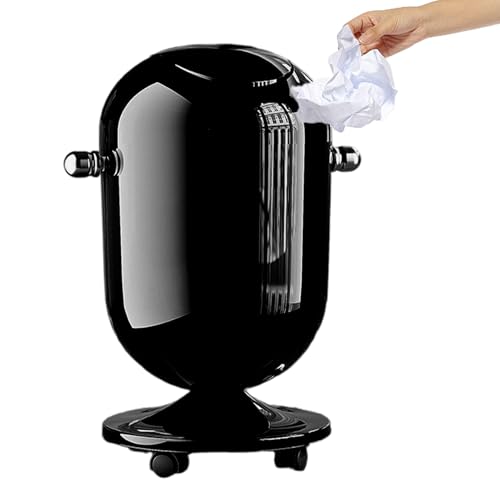 Yurosuis Mülleimer Mit Deckel - 15 Liter Küchenmülleimer Abfalleimer | Waste Bin Mit Rädern Für Badezimmer Büro Schlafzimmer Wohnung Haushalt Yurosuis Mülleimer Mit Deckel - 15 Liter Küchenmülleimer Abfalleimer | Waste Bin Mit Rädern Für Badezimmer Büro Schlafzimmer Wohnung Haushalt von Yurosuis