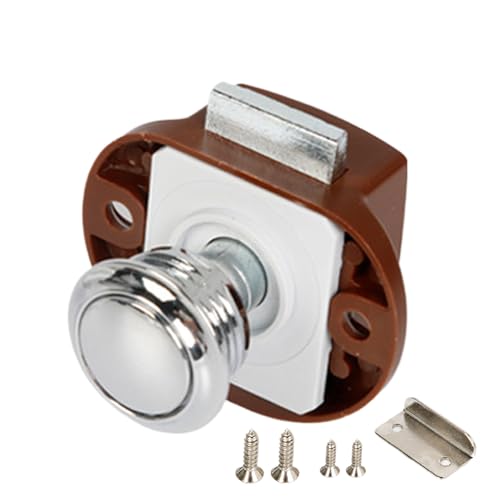 Yurosuis Rv Door Lock Ersatz | Zinklegierung Türschloss Ohne Schlüssel Für e | Sicherheitsverriegelungen Für Schrank Transporter Caravan Innenraum von Yurosuis