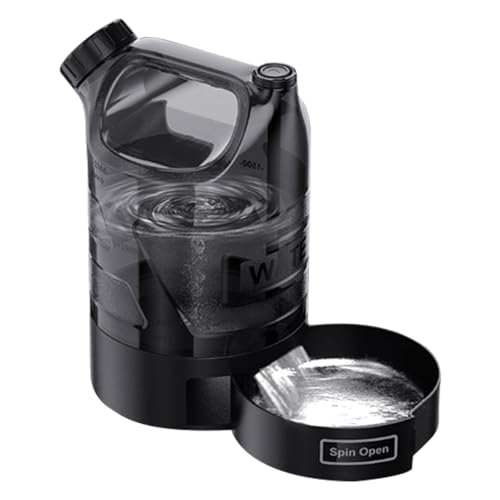 Yurosuis Tragbare Hundenapf Trinkflasche,Hundetränkspender Für Spaziergänge - Große Füllmenge Hundewasserflasche Für Reisen Outdoor Wandern Und Unterwegs von Yurosuis