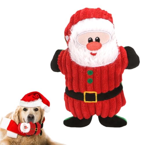 Yurosuis Weihnachts Hundespielzeug,Hund Santa Spielzeug - Niedliches Kau Spielpuppe Für Kleine Mittelgroße Rassen Senior Haustier Outdoor Park Schlafzimmer Wohnzimmer Für Zuhause Yurosuis Weihnachts Hundespielzeug,Hund Santa Spielzeug - Niedliches Kau Spielpuppe Für Kleine Mittelgroße Rassen Senior Haustier Outdoor Park Schlafzimmer Wohnzimmer Für Zuhause von Yurosuis