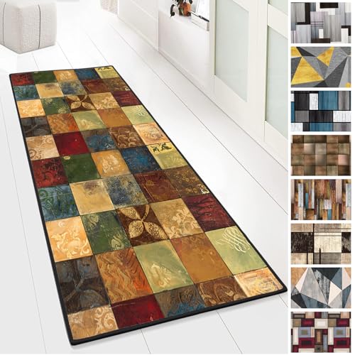 Yurun Schmutzfangmatte, Klassisch Teppich Läufer Flur, Für Esszimmer, Küche, läufer Flur,Schlafzimmer Kinderzimmer, Anti-Rutsch Unterseite, Erhältlich in 9 Farben & vielen Größen, 70x150cm von Yurun