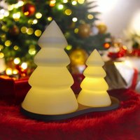 Leuchtende Weihnachtsbaum-Deko Inkl. Led - 3D Tannenbaum Tischdeko Mit Optionalem Unterteller von YusKa3DPrints
