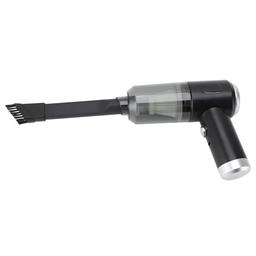 Yusat Akku-Handstaubsauger 7000Pa 50000rpm Kompakter Haushaltsauto-Staubsauger 120W High Power für Computertastatur (Schwarz) von Yusat