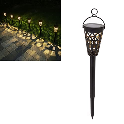 Yusat Solarleuchten Outdoor Garten Solar Gartenleuchten Pathway Lights Wasserdichtes Dekoratives Licht für Hof, Terrasse, Landschaft, Gehweg von Yusat