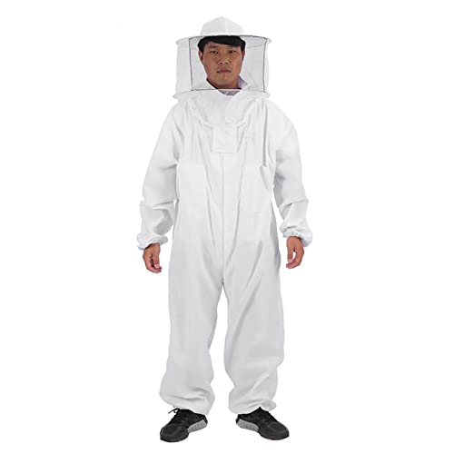 Imkeranzug Imkerjacke Schutzanzug Overall Schutzkleidung Imkerei Anzug Schutzbekleidung Mit Schleier Professionelle Bienenschutz Ausrüstung Für Mann Frauen von YuSheng