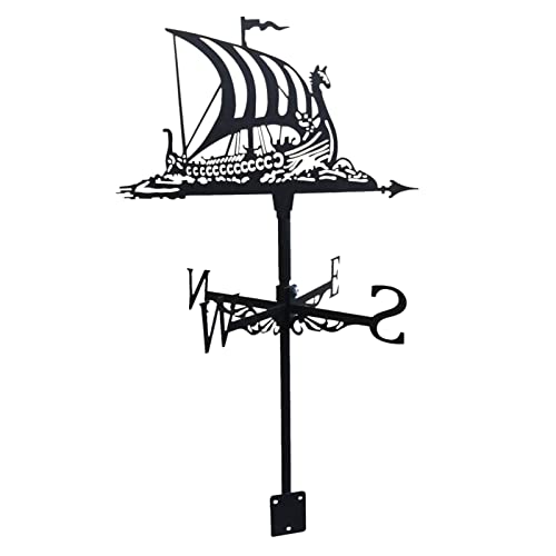 Wetterfahne Aus Metall, Flaggen-Orang-Utan/Segelboot Retro-Wetterfahne, Wetterhahn Fürs Dach, Garten Weather Vane,fur Wind Direction Indicator Und Roof Decoration Wetterfahne Aus Metall, Flaggen-Orang-Utan/Segelboot Retro-Wetterfahne, Wetterhahn Fürs Dach, Garten Weather Vane,fur Wind Direction Indicator Und Roof Decoration von Yusheng