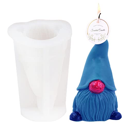 Yusheng 3D Wichtel Silikonform Zwerg Weihnachts Kerze Formen Seifenform Für Seife Candy Kerze Weihnachten GNOME Ornament Machen von Yusheng