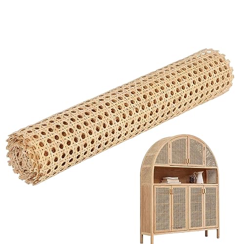 Yusheng Cane Webbing Rattan Roll, Wiener Geflecht, Natürliches Rattan-Gurtband Rolle, Schimmelfest Breite Rattan Gurtband, Für Heimwerker Schrank Stuhl Möbel & Caning Projekte von Yusheng