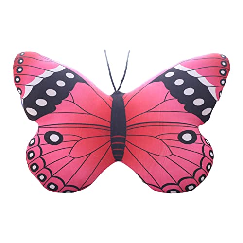 Yusheng Schmetterlings-Kissen, Plüsch Weiches Kissen, Sofakissen Gefülltes Deko Kissen, Für Schlafzimmer, Bauernhaus, Wohnzimmer, Sofa von Yusheng